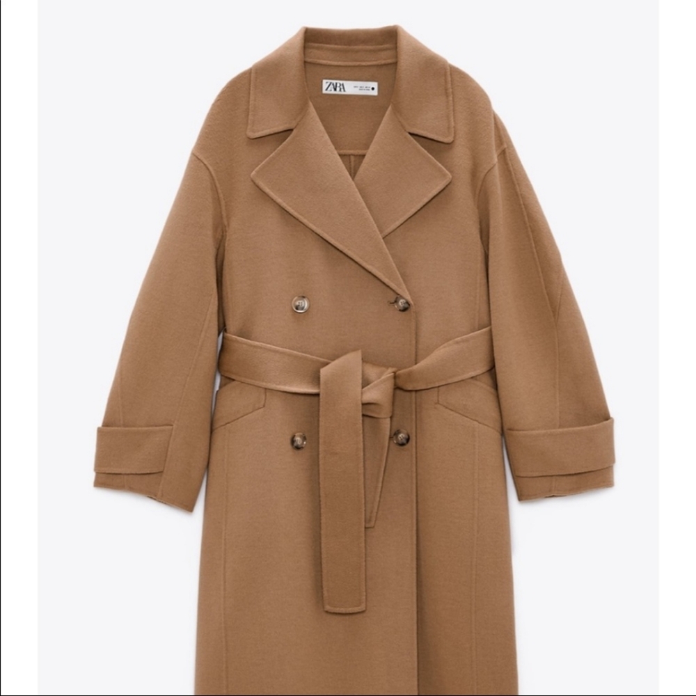 New BNWT Zara Wool Blend Coat